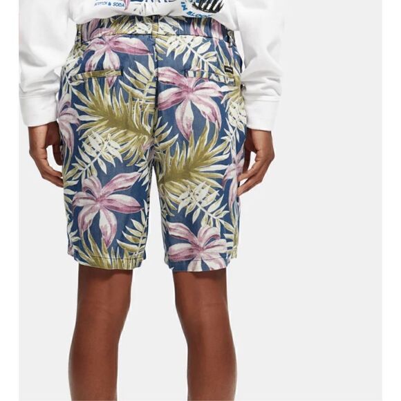 NWT Scotch & Soda Twilt Allover Printed Soft Shorts - Picture 3 of 9